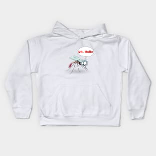 funny mosquito Kids Hoodie